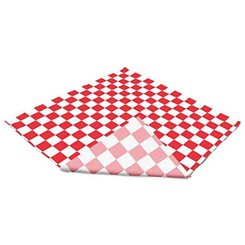  Deli Paper Sheets Sandwich Wrap Paper - 12x12" Food Wrapping Grease Resistant Checkered Liner Papers, Perfect For Restaurants, Barbecues, Picnics, Parties, Kids Meals, Outdoors - 250 Sheets