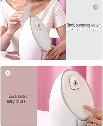  CUCERA Hot And Cold Spray Face Steamer Nano Hydrating Sprayer Steam Face Steamer Household Open Pores Small