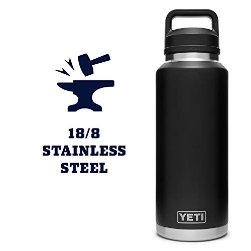 Yeti Rambler 46 Oz Bottle, Vacuum Insulated, Stainless Steel With Chug Cap