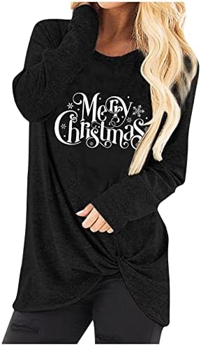  Sweatshirts For Women Loose Fit Fall Fashion Sweatshirts Long Sleeve Christmas Print Plus Size Pullover Top Fall Clothes