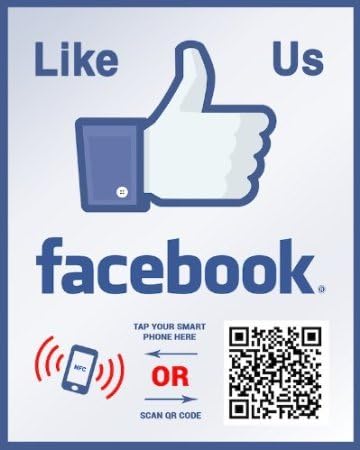  Sell Your Things - QR Code And NFC Tag - Easily Programmable - One - Sided Storefront Window Decal
