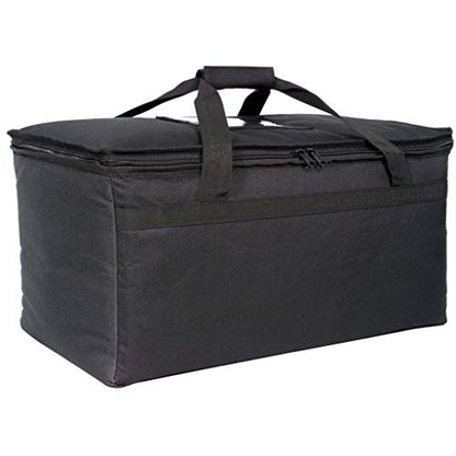  Commercial Quality Food Delivery Bag - Heavy-Duty Durable Bags - Thick Insulation And Extra Strength Zipper - Fits Full-Size Catering Pan - Ideal For Uber Eats, Instacart, Doordash, Grubhub, Postmates, Restaurant, Catering, Grocery…