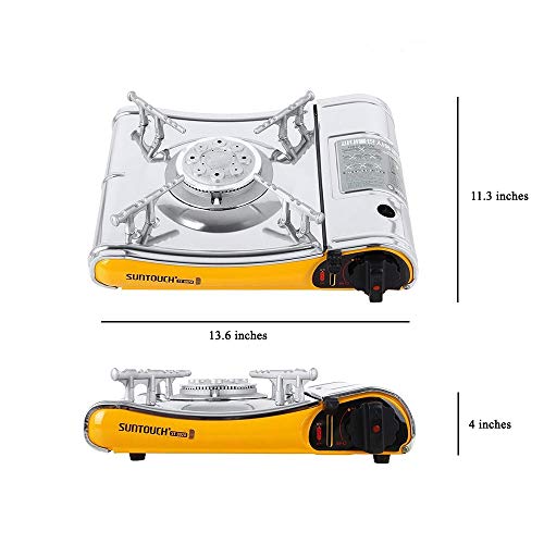  High Powered Portable Gas Stove With Case (ST-002A Yellow)