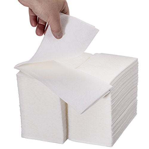 Isposable Linen-Feel Guest Hand Towels (200 Pack) Luxury Bathroom Napkins White Cloth-Like Paper Towel Great For Dinner, Party, Wedding