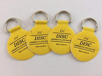  EBarb's"The Original" English Plate Hanger Disc-a Quantity Of Four 1.25 Inch Hangers