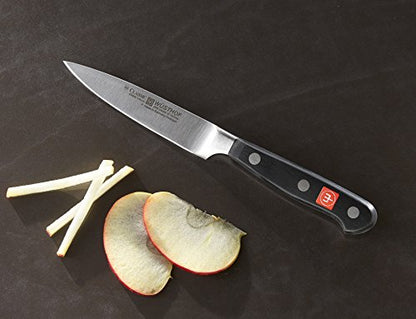 Wüsthof Paring Knife, 3 1/2", Black