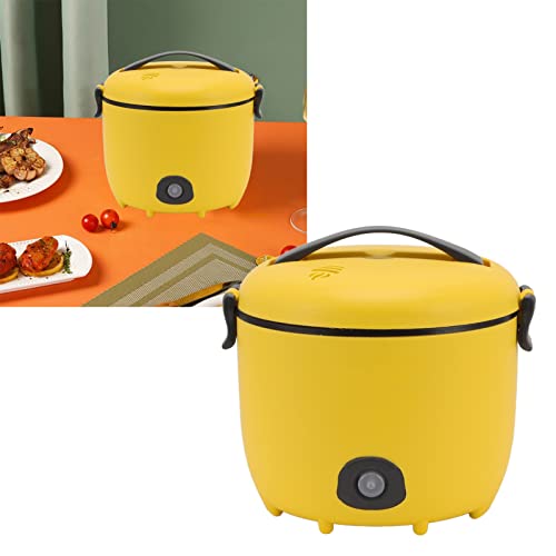  2L Mini Rice Cooker, Multi Functional Portable Small Electric Grain Cooker High Temperature Protection, For Home Dormitory