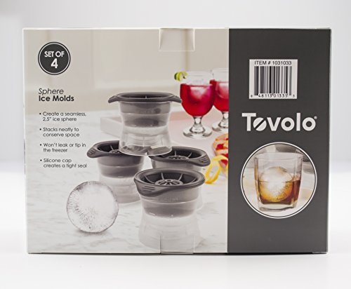  Sphere Ice Molds - Set Of 4