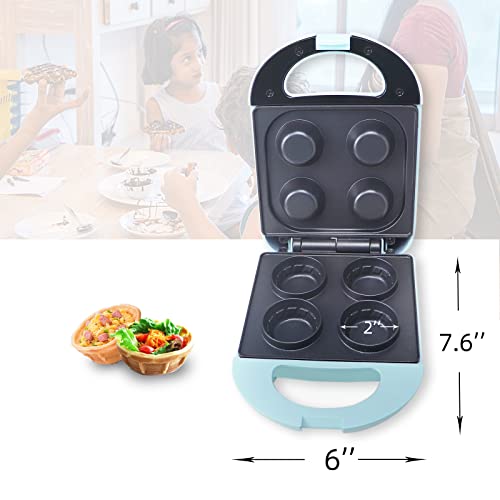  Mini Waffle Bowl Maker 4 Belgium Waffle Bowls