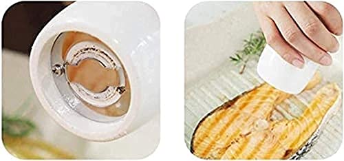 GENERIC Ceramic Tune 6 Inch Pepper Grinder Pepper Sea Salt Manual Grinder High-value Seasoning Bottle Barbecue Tool