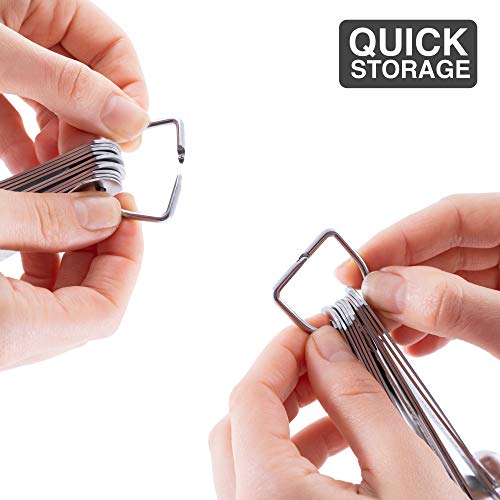  - 9 Measuring Spoons, Heavy Duty 18/8 Premium Stainless Steel Measuring Spoons Set, Spoons With US And Metric Measurements , Set Of 9 + Leveler, Measuring Tools For Dry And Liquid Ingredients