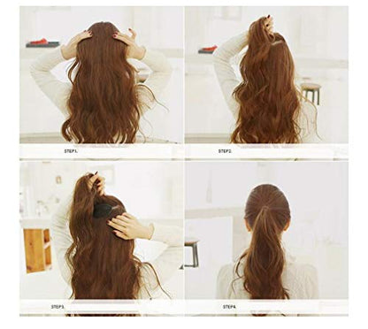  2PCS Women Sponge Bump It Up Volume Hair Clip Bump Inserts Hair Pads Hair Bun Maker Hair Styling Accessories For DIY Hairstyle