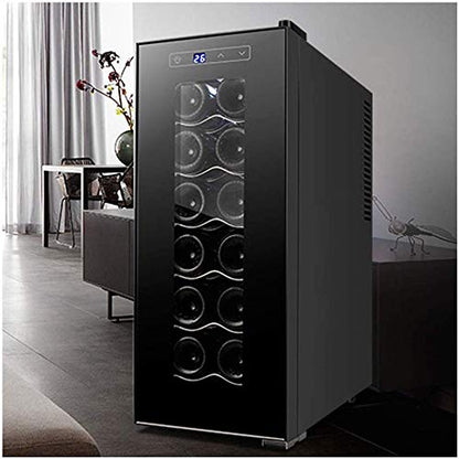  Multifunctional Wine Cabinet, Red, White, Champagne Cooler, Counter Wine Cellar, Suitable For Champagne Bottles, Freestanding And Built-in