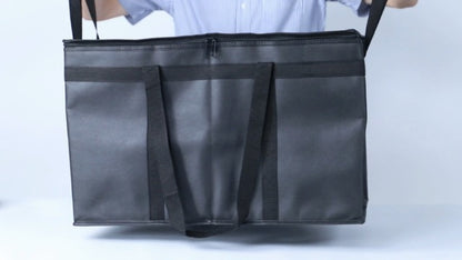  Musbus Premium Insulated Food Delivery Bag 23x14x15 Inches Waterproof Catering Supply Bag For Hot Food Delivery - Premium Food Warmer Bag For Uber Eats And Doordash Food Delivery Heavy Duty