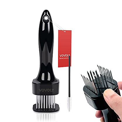  Vovoly Meat Tenderizer Tool, Meat Tenderizer With 24 Blades Ultra Sharp Stainless Steel, For Kitchen Cooking, Tenderizing Beef Steak Chicken Pork, BBQ