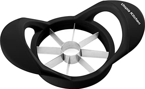  - Apple Corer And Slicer- Fruit Cutter - Apple Divider - Wedger - Stainless Steel Slicer For Fruits - Vegetables- Ergonomic Handle- Easy Grip- 8 Sharp Blade & Slices (Green)