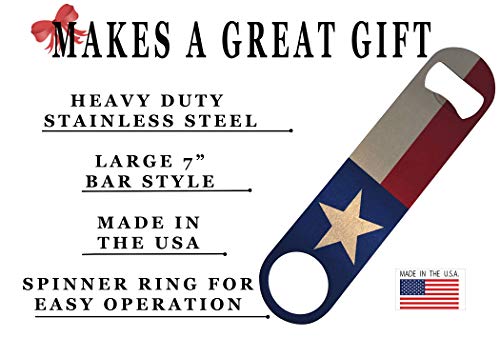  Xas State Flag Speed Bottle Opener Heavy Duty Gift For Texan Lone Star State Flag