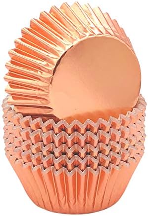  Classic Black Paper-Lined Foil Cupcake Liners Standard Baking Cups For Party And More, 120-Count