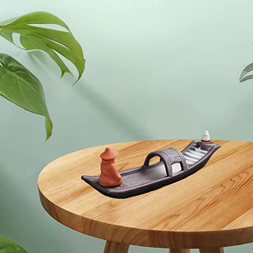  Burner Artistic Aroma Stove Burner Meditation For Office Living Room (Fishing) (Color : Fishing)