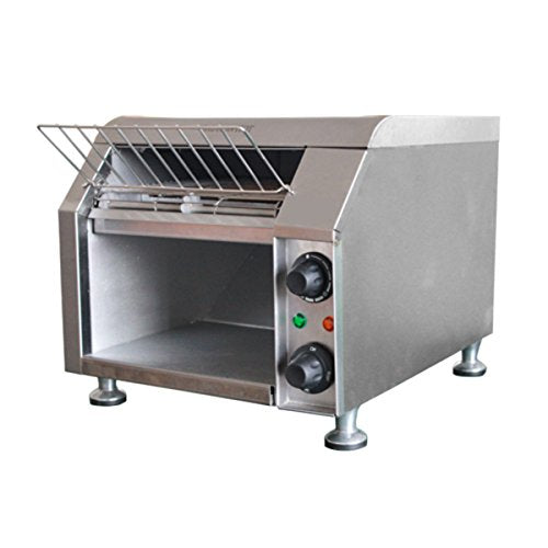  CVYT-120 Countertop Commercial Conveyor Toaster, 300 Slices/Hour, Stainless Steel, 120v, NSF, 13-1/2'H X 14-1/2'W X 19-1/2'D.
