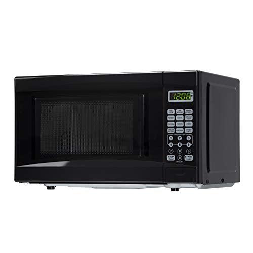  Mainstays 0.7 Cu. Ft. 700 Watt LED Sleek Microwave Oven - Black