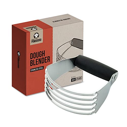  Astry Blender, Multi-Purpose Dough Blender Mixer, Stainless Steel Blades, Heavy Duty Pastry Cutter, Pastry Blender Stainless Steel, Pizza Dough Blender, Pastry Blender Stainless Steel