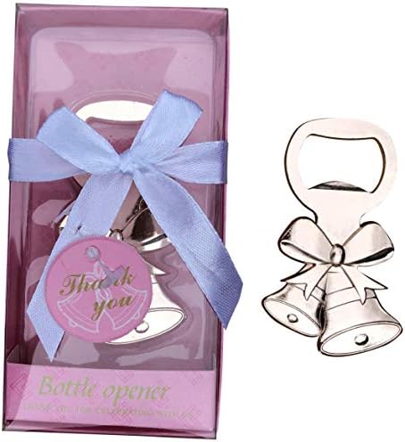  30 Pack Baby Shower And Gender Reveal Bottle Openers Party Favors Souvenirs For Guests With Gift Boxes For Boy And Girl Newborn (White - Baby Bottle, 30)