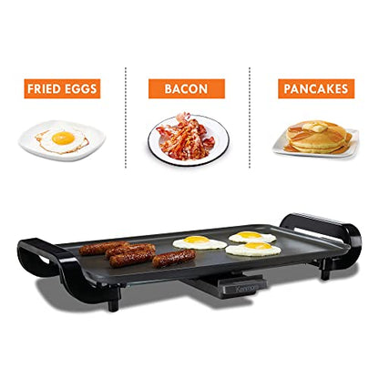  Enmore Non-Stick Electric Skillet With Tempered Glass Lid, Black And Grey, Deep-Dish Frying Pan, 12" X 12" Cooking Surface, Vented Lid, One-Pot Cooking, Grill, Saute, Stir-Fry, Stew