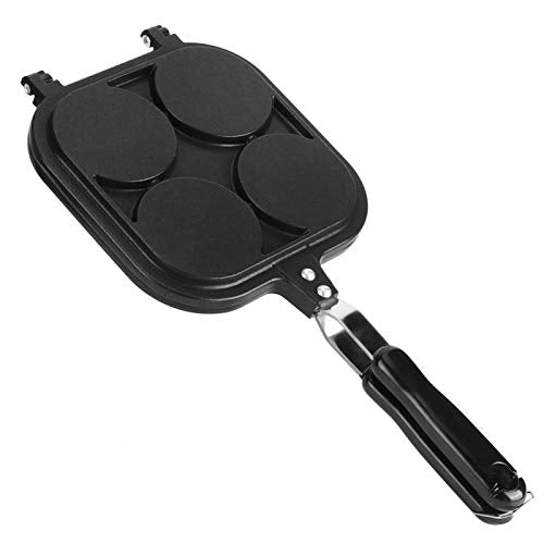  Waffle Maker Square Pancake Pan 4 Holes Mold Double-sided Lovely Cartoon Animal Pattern Non-stick Breakfast For Bakery
