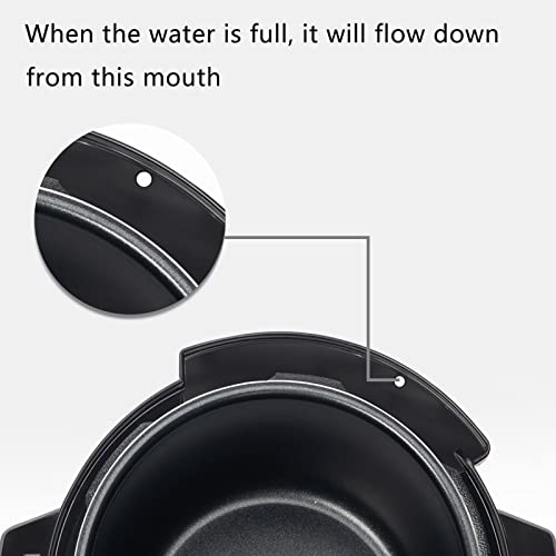  MengK 1000W Push-Button Steel Electric Pressure Cooker 13 In 1 Cooking Mode, Stainless Steel Color