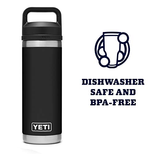 Yeti Rambler 18 Oz Bottle, Vacuum Insulated, Stainless Steel With Chug Cap