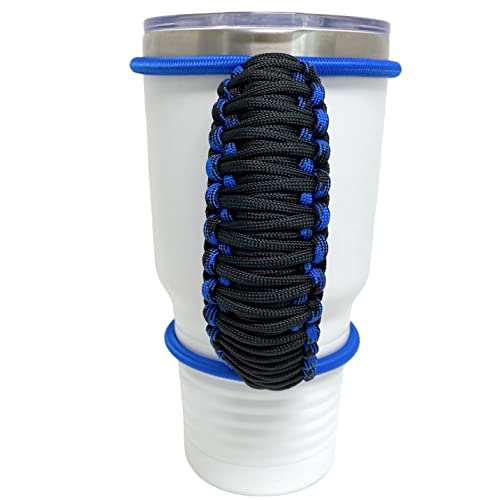  Creating Unique Designs Handmade Elastic Tumbler Handles 20 30 32 40 Oz (Handle Only) (Turquoise White Mt Camo)