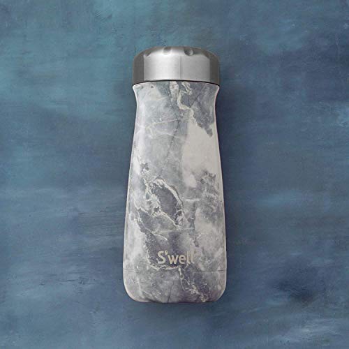  Stainless Steel Traveler - 16 Fl Oz - Blue Granite - Triple-Layered Vacuum-Insulated Travel Mug Keeps Coffee, Tea And Drinks Cold For 24 Hours And Hot For 12 - BPA-Free Water Bottle