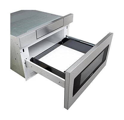 Sharp Harp SMD2470AS Microwave Drawer Oven, 24-Inch 1.2 Cu. Feet, Stainless Steel