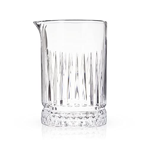  Cocktail Mixing Glass 23 Oz. Crystal Pitcher Pedestal Design Bartending Glasses - Barware Essentials