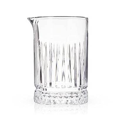  Cocktail Mixing Glass 23 Oz. Crystal Pitcher Pedestal Design Bartending Glasses - Barware Essentials