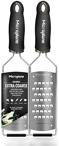 Microplane Gourmet Series Hard Cheese Grater (Fine, Black)