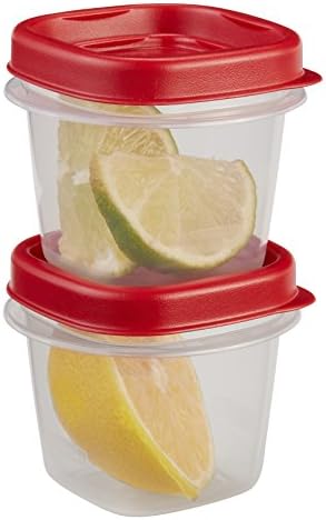 Rubbermaid Easy Find Lids Food Storage Container, 2.5 Gallon, Racer Red