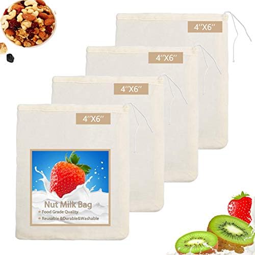  Brew Bag Cheesecloth Cheese Cloths For Straining Reusable Cheese Cloth Bags Large 2Pack 26"x22"Fine Mesh Strainer Bag For Brewing Hops Grains Fruit Cider Apple Grape Wine Beer Nut Milk Making (large)