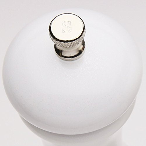  Elegance Salt Mill Grinder, Pearl Metallic