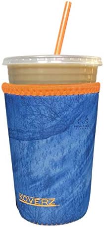  Neoprene Iced Coffee Sleeve - Large Midnight Mums
