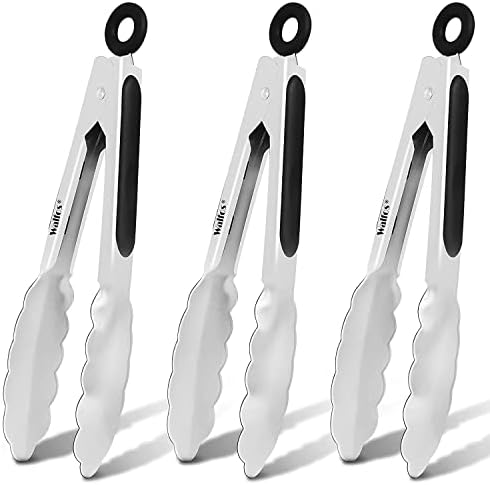  17 Inch Extra Long Grill Tongs, Ultimate Stainless Steel BBQ Tongs For Grilling, Cooking, BBQ/Barbecue, Buffet And Turning Food