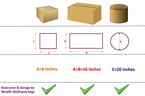  100 CT 18x24 Inches 1.1 Mil Clear Plastic Flat Open Poly Bags Great For Proving Bread, Dough, Storage, Packaging And More (18 X 24 Inches)