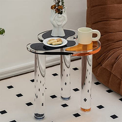  SOOVI Table Coffee Table Living Room Sofa Small Side Table Creative Shaped Corners Several Designer Furniture Modern