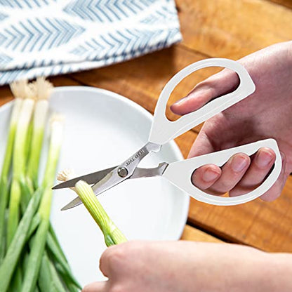  Oyce Chen White Original Unlimited Kitchen Scissors Handles, Small