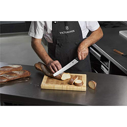 Victorinox Swiss Army 10-1/4" Serrated Bread Knife With Fibrox Handle
