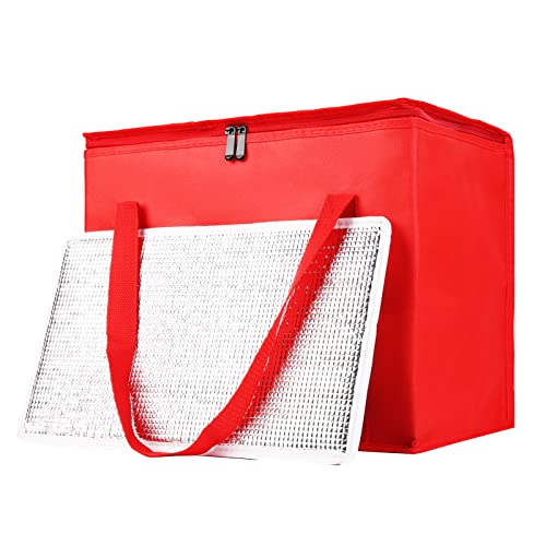  Musbus Premium Insulated Food Delivery Bag 23x14x15 Inches Waterproof Catering Supply Bag For Hot Food Delivery - Premium Food Warmer Bag For Uber Eats And Doordash Food Delivery Heavy Duty