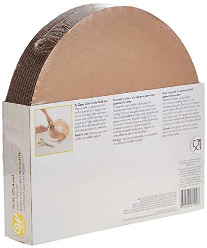 Wilton Cake Boards, Set Of 12 Round Cake Boards For 10-Inch Cakes (2104-102)