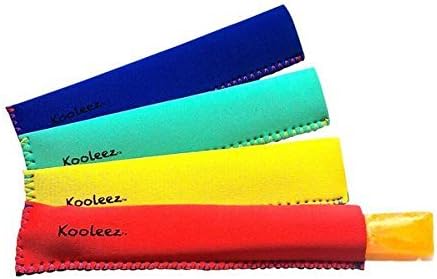  Leez - #1 THE ORIGINAL Neoprene FULL LENGTH Freezer Pop Sleeves Ice Pop Sleeves 8-Pack