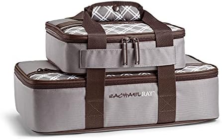  Insulated Casserole Carrier With Dish Storage Combo, Hot Cold Food Carrier, Delivery Bag, Insulated Food Bag, Casserole Carrier Bag Insulated, Casserole Carriers For Hot Or Cold Food, Hot Carrier